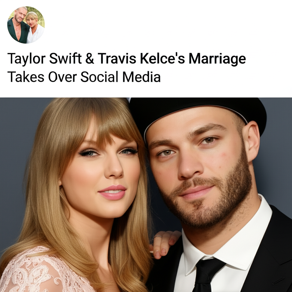 Taylor Swift & Travis Kelce Marriage Takes Over Social Media